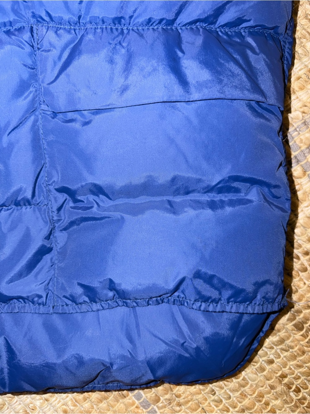 VIntage 80’s L.L. Bean Navy Quilted Down Puffer Vest Made in USA Mens Medium - Picture 5 of 8
